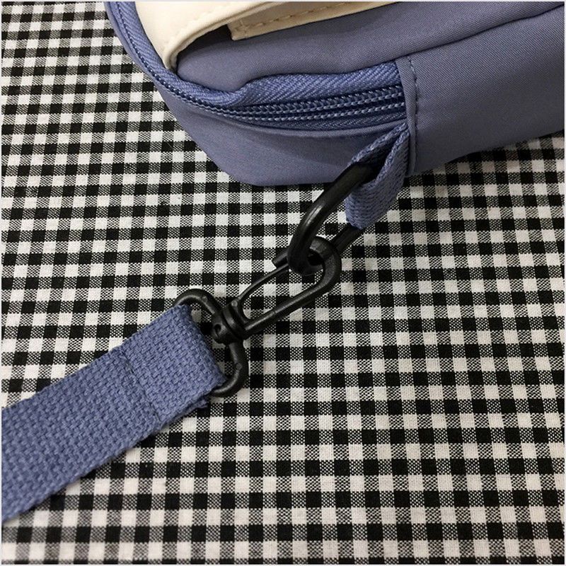 Túi Đeo Chéo Vải Canvas Phong Cách Hàn Quốc Thời Trang Mới Cho Nữ