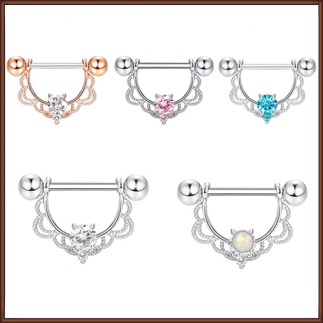 Khuyên Xỏ Cơ Thể Bằng Thép Không Gỉ Hình Chữ U Thời Trang Dành Cho Nữ