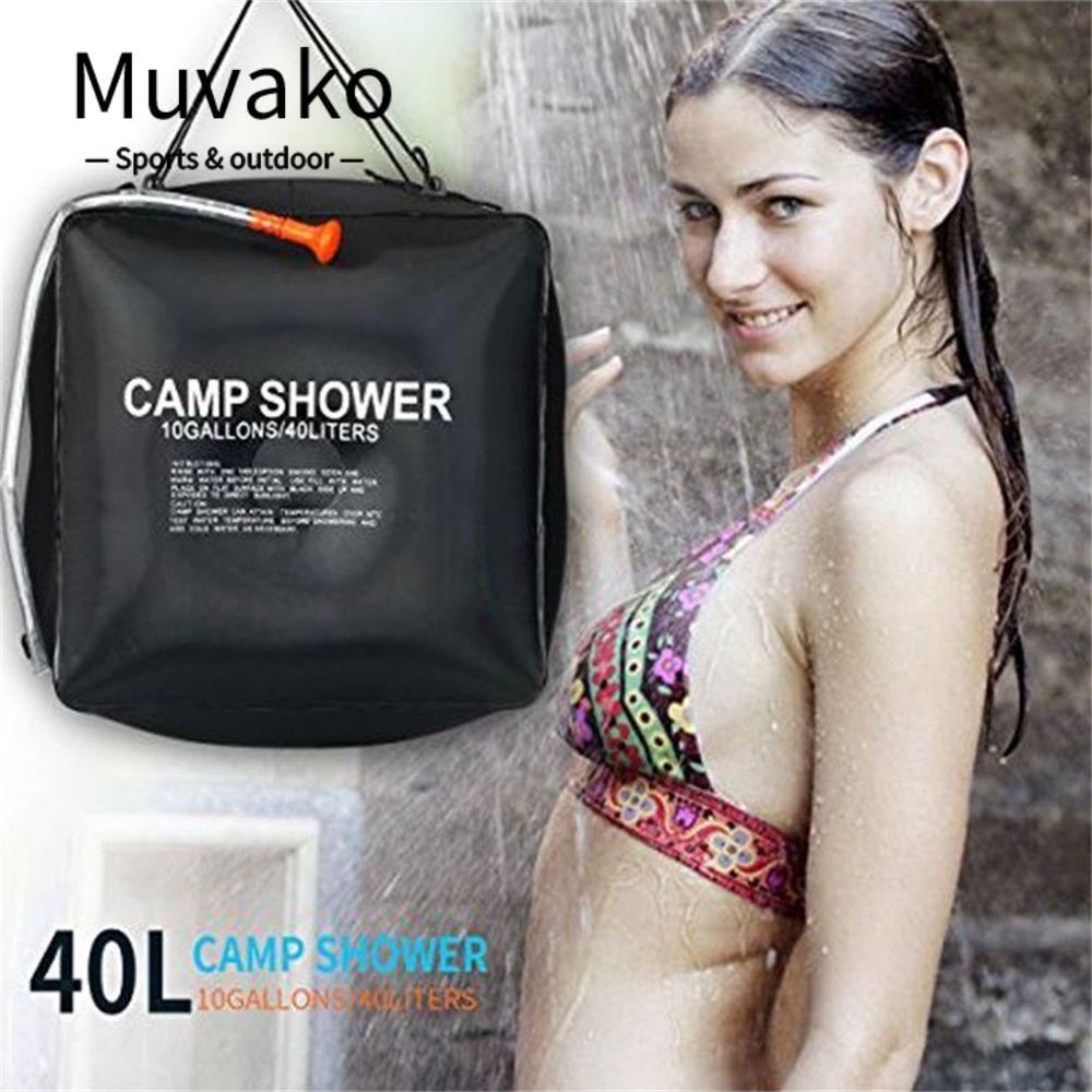 MUVAKO Túi Tắm Sử Dụng Năng Lượng Mặt Trời 40L Tiện Lợi Khi Đi Cắm Trại