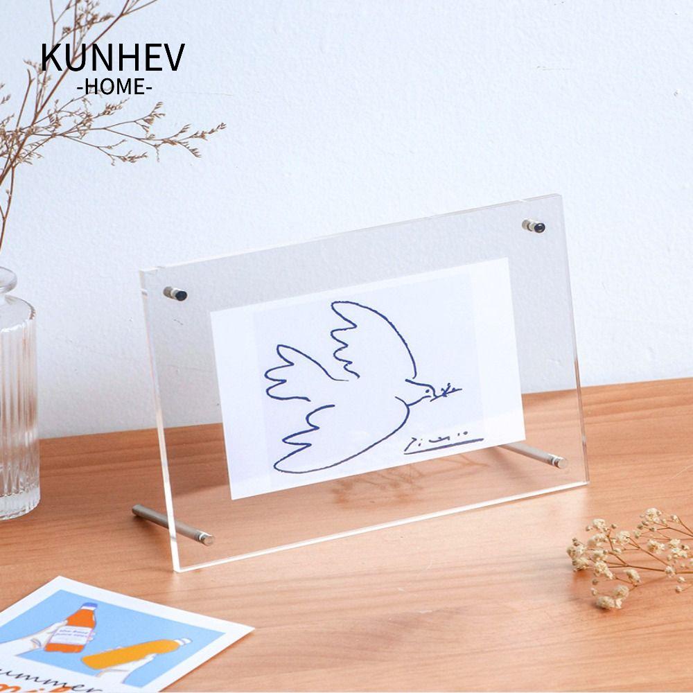 KUNHEV Khung Ảnh Bằng Acrylic Trong Suốt Hai Mặt Trang Trí Nhà Cửa