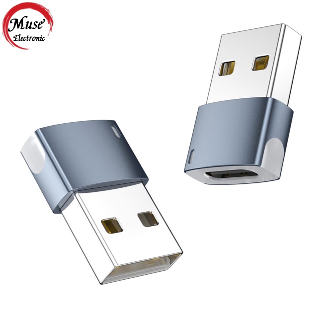 Đầu Chuyển Đổi Usb 2.0 Sang Type-C Có Đèn Led 480mbps Chất Lượng Cao
