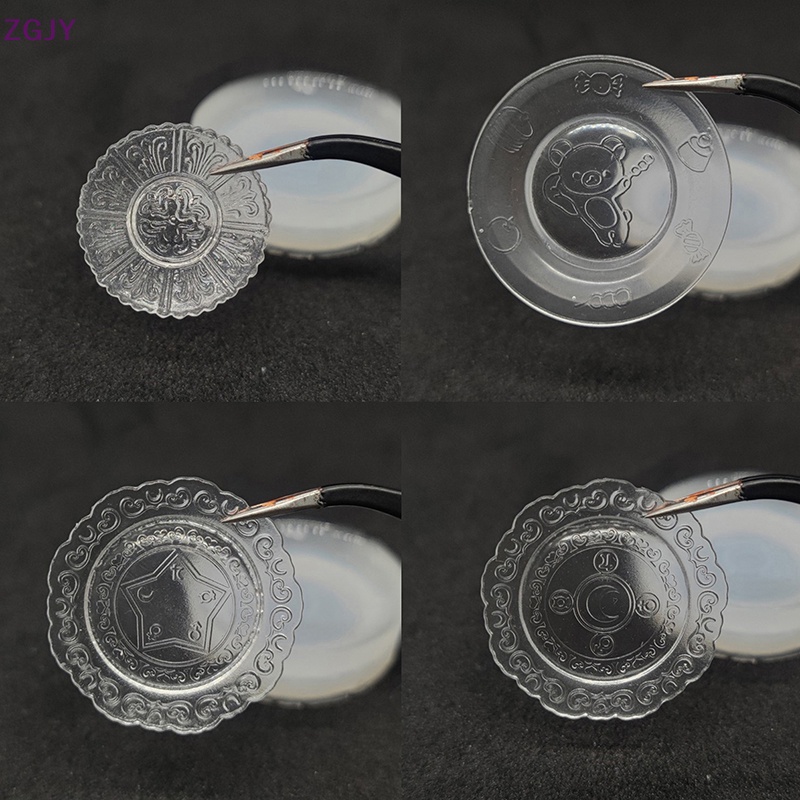 Khuôn Silicon Tạo Hình Chén Dĩa Dùng Trang Trí Nhà Búp Bê Mới