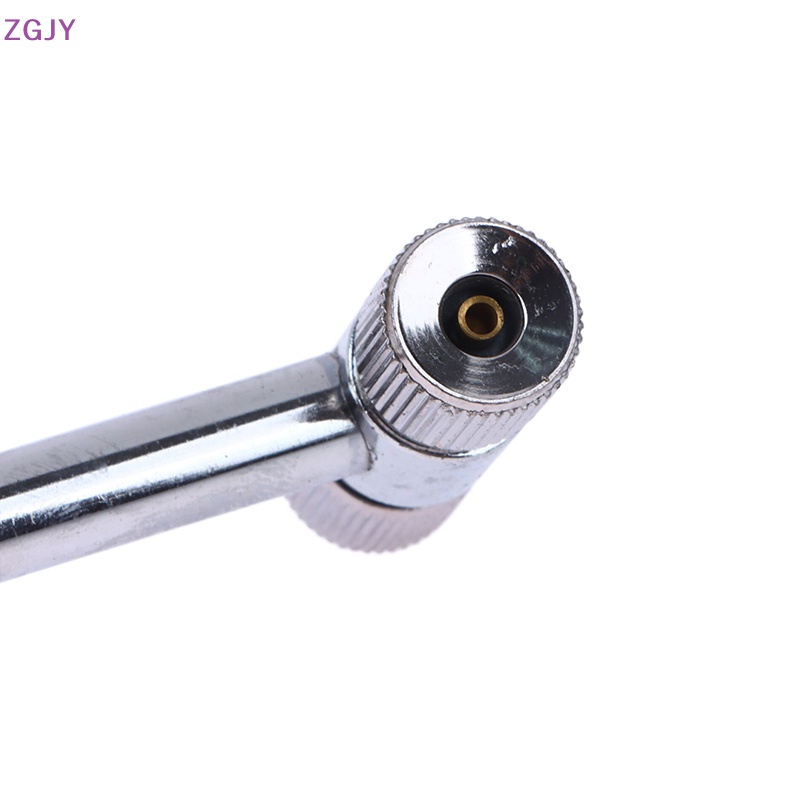 Ống Bơm Hơi Bánh Xe Đạp / Xe Máy Điện Hai Đầu Hình Chữ T Bằng Kim Loại 15CM Mới