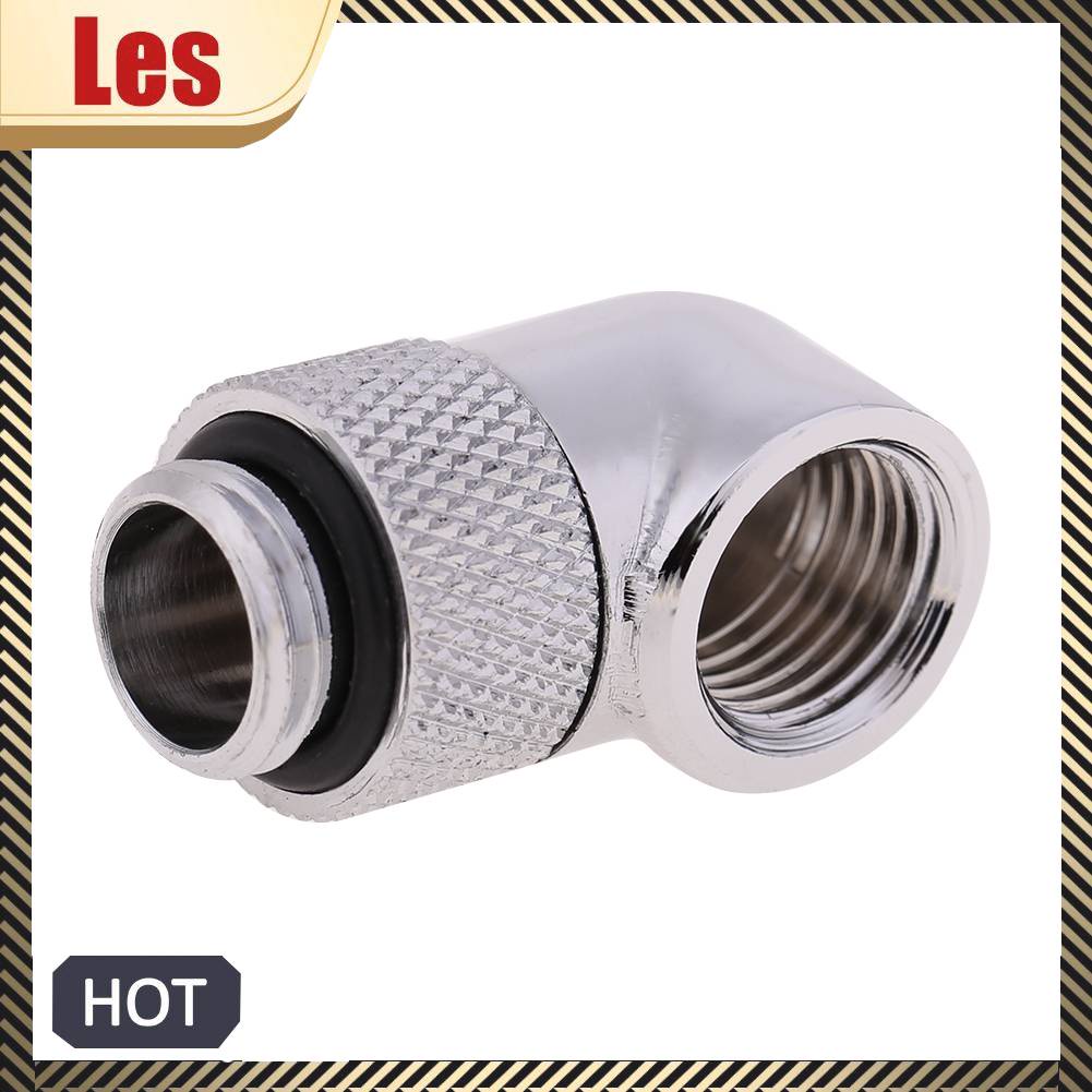 Đầu Nối Ống Nước Làm Mát G1 / 4 Ren 90 Độ