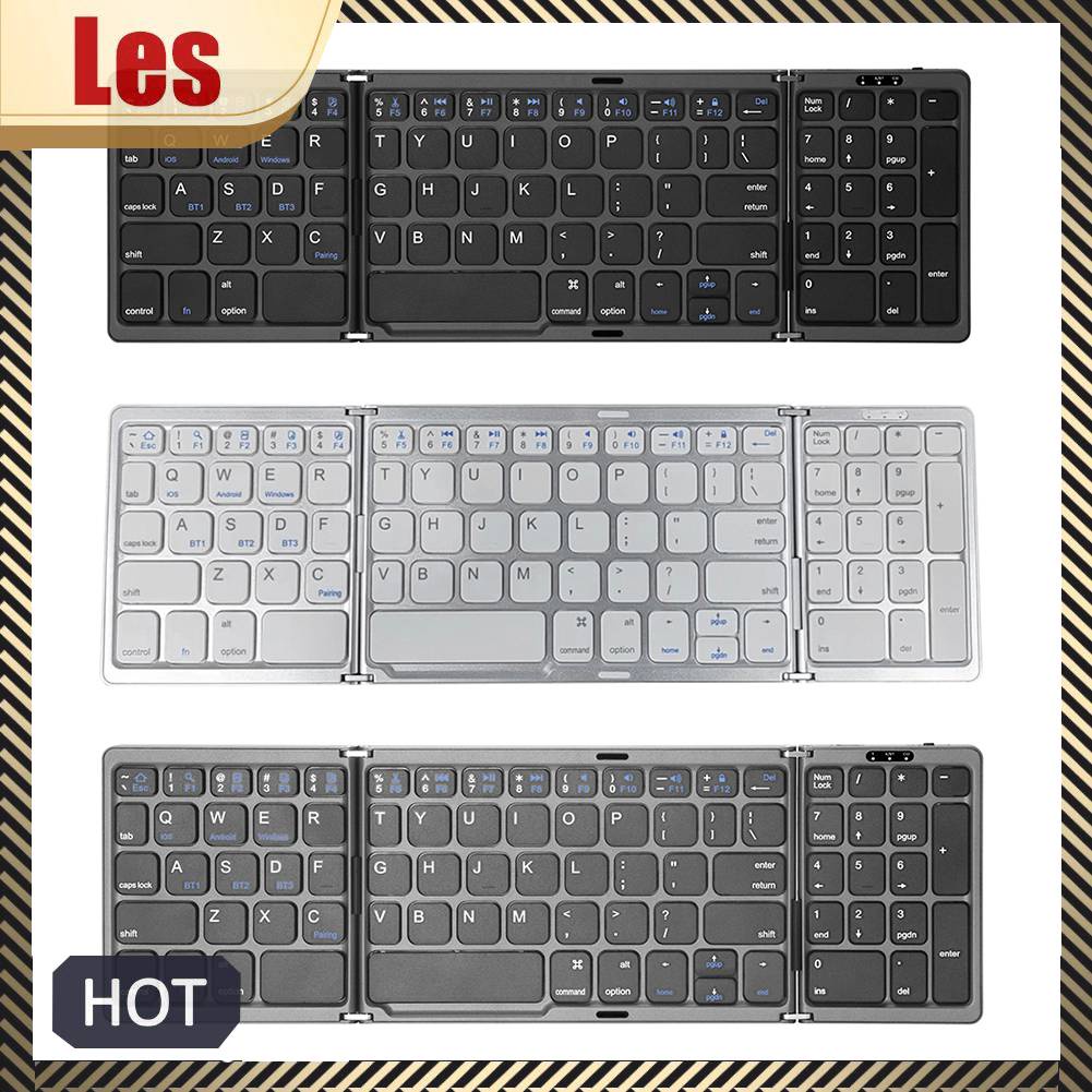 Bàn PhíM Bluetooth Không Dây Gấp Mở Dễ Dàng Cho iOS Android Windows