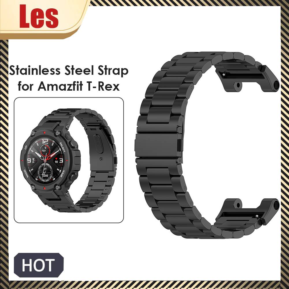 Dây Đeo Inox Cho Đồng Hồ Thông Minh Huami Amazfit T-Rex Pro / Amazfit T-Rex