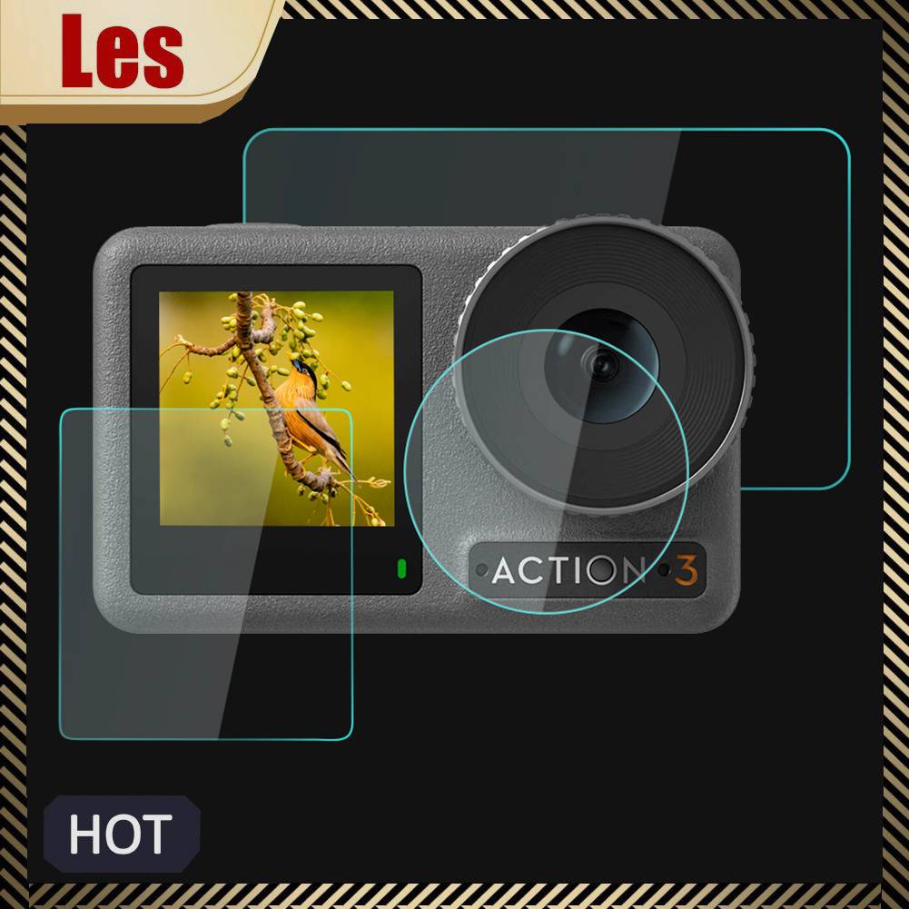 Kính Cường Lực Bảo Vệ Ống Kính Máy Ảnh Cho DJI Osmo Action 3