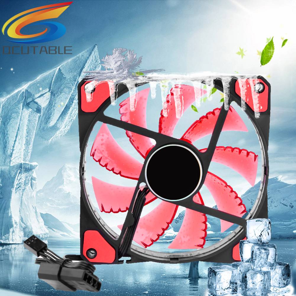 Quạt TảN NhiệT ĐèN LED 33 BóNg 120mm Cho MáY TíNh