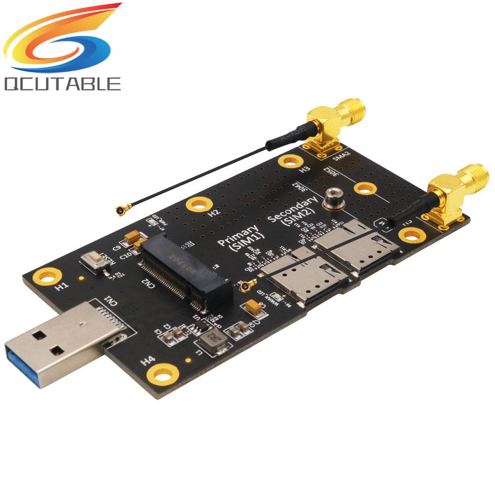 Bộ Chuyển Đổi NGFF M2 Key B Sang USB 3.0 + 2 Ăng Ten