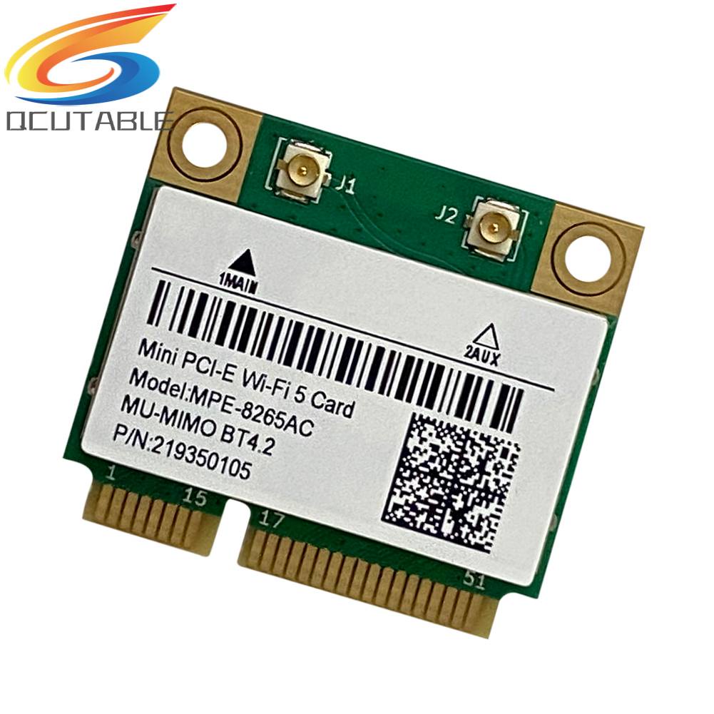Thẻ Mạng Không Dây 1200M MC8265 Băng Tần Kép 2.4GHz 5GHz Mini PCIe