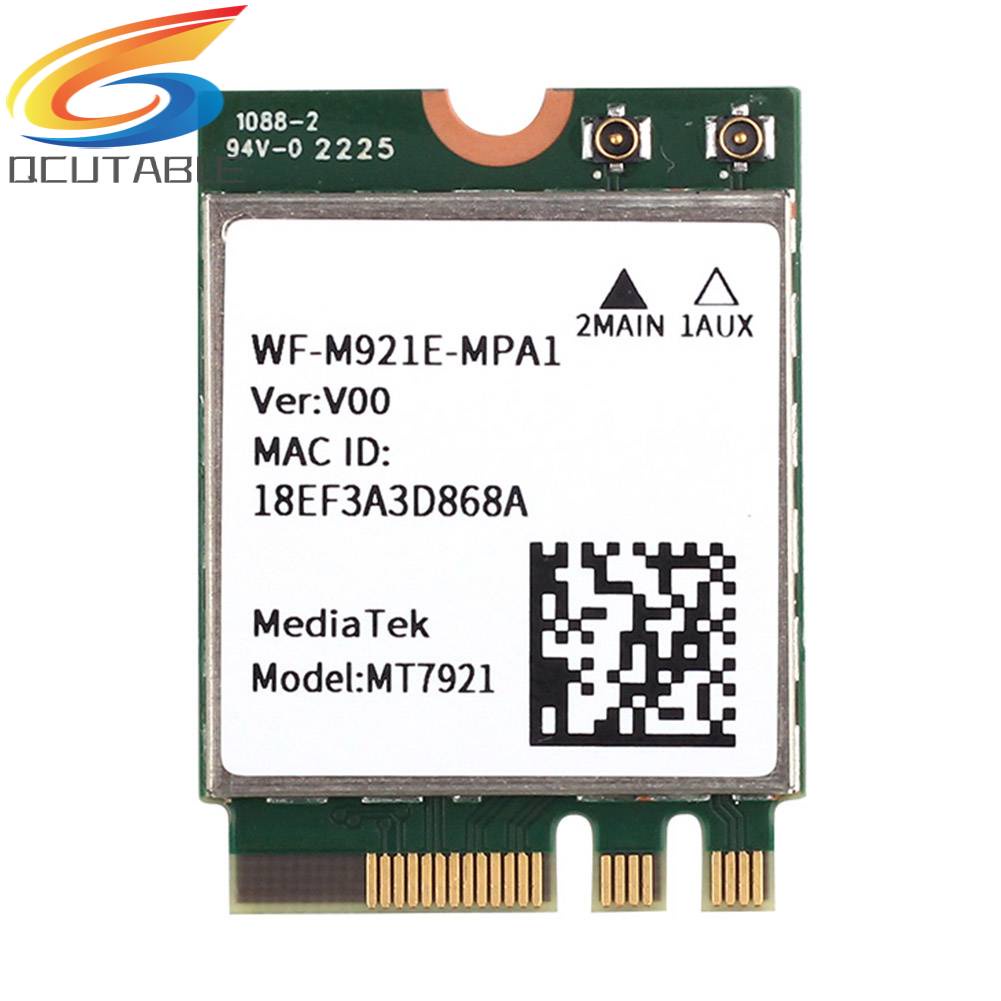 Thẻ Mạng Không Dây MT7921 1200Mbps Băng Tần Kép 2.4Ghz / 5Ghz Cho Laptop