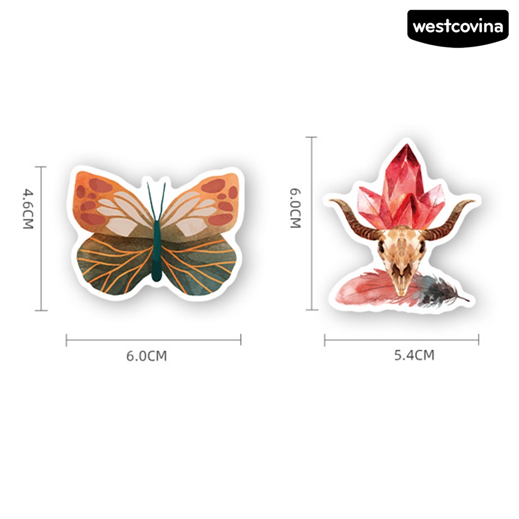 [WSTN]✎Bộ 50 Miếng Dán Tự Dính Bằng PVC Chống Thấm Nước Họa Tiết Graffiti Trang Trí Hành Lý / Ngăn