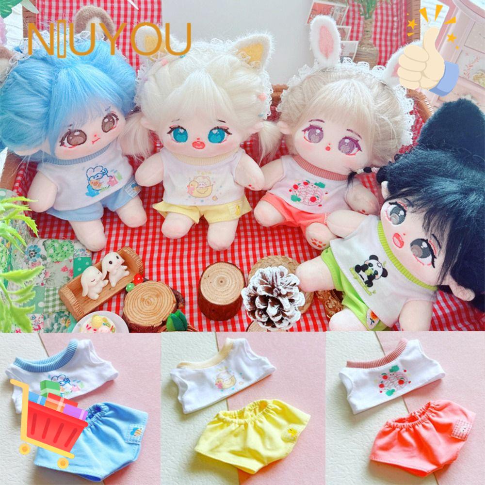 NIUYOU 1 Bộ Quần Áo Búp Bê 20cm Tỉ Lệ 1 / 12