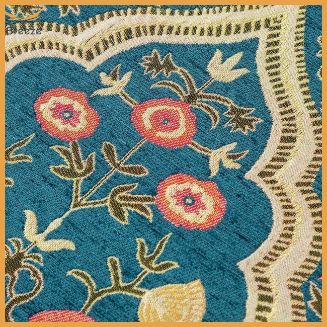 Thảm Cầu Nguyện Hình Chữ Nhật Dày Gọn Nhẹ Phối Tua Rua Cho Eid Du Lịch Ramadan