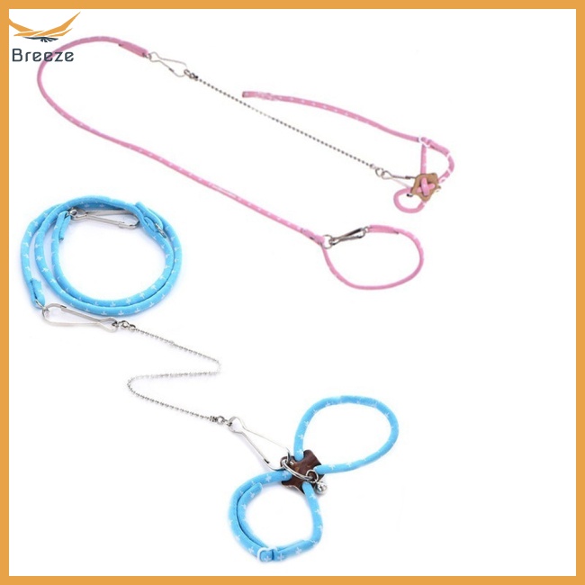 Dây Dắt Thú Cưng Đi Dạo Mềm Mại Chống Cắn Có Thể Điều Chỉnh Và Gắn Chuông Tiện Dụng