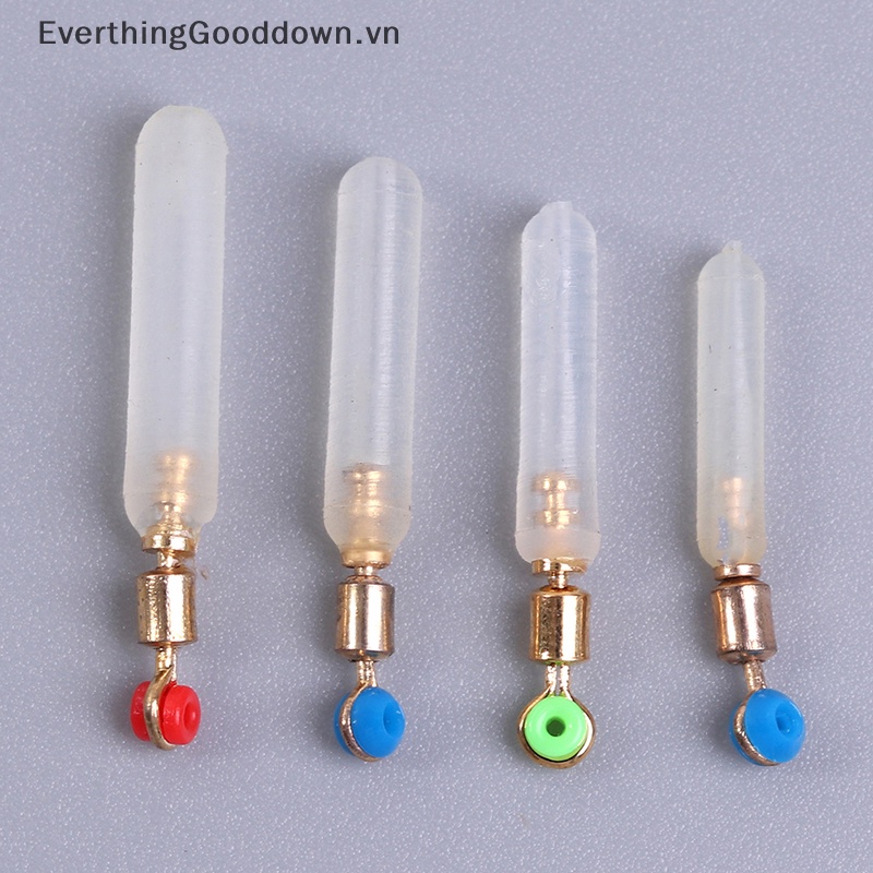 Everthinggooddown 10 Phao Nổi Câu Cá Bằng Silicon Đầu Đồng Chống Thắt Nút vn