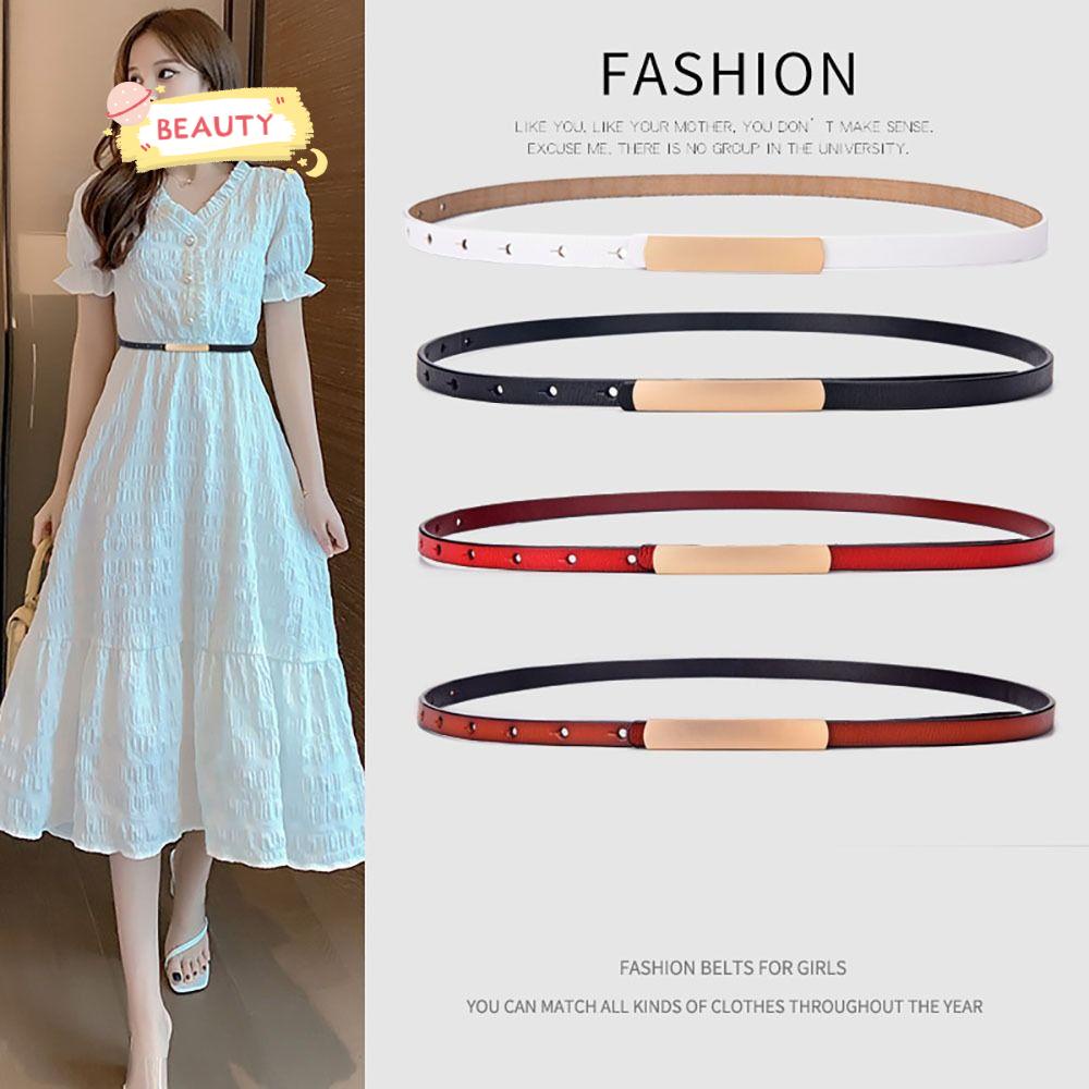 BEAUTY Thắt Lưng Thiết Kế Đơn Giản Thoải Mái Cho Nữ