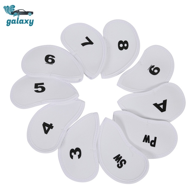 Galaxy Set 10 Vỏ Bọc Đầu Gậy Đánh Golf Chống Trầy Xước Tiện Dụng