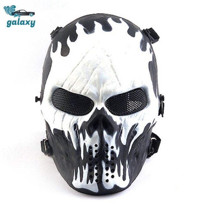 Mặt Nạ galaxy M06 Hình Đầu Lâu Có Thể Điều Chỉnh Kích Thước Trang Trí Tiệc Ngoài Trời