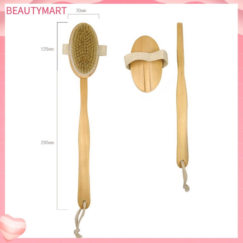 Bàn Chải Tắm Cán Dài Tẩy Tế Bào Chết Mát Xa Cơ Thể
