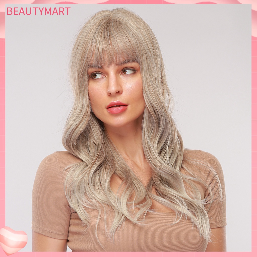 Tóc Giả Bằng Sợi Tổng Hợp Chịu Nhiệt Độ Cao Chống Trượt Có Thể Điều Chỉnh Cho Nữ