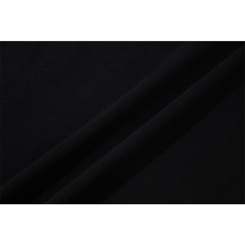 Ac-ne &amp; Stu-dios &amp; - Áo Thun Tay Ngắn Cổ Tròn Dáng Rộng Màu Trơn Có Gân In Chữ Thời Trang Cho Nam Và Nữ