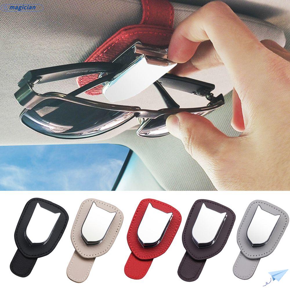 MAG Kẹp Kính Bằng Da Đa Năng Gắn Xe Hơi Tiện Dụng