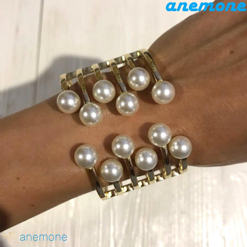 Vòng Đeo Tay Hợp Kim Hở Hình Học Rỗng Kiểu Cổ Điển Thời Trang Cho Nữ