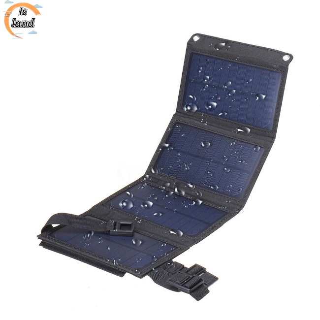 Tấm Pin Năng Lượng Mặt Trời Gấp Gọn Linh Hoạt 20w Usb 5v Chống Thấm Nước Dành Cho Điện Thoại Di Động