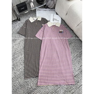 Siuu phẩm váy suông polo kẻ Vịt so hott freesize hàng QC