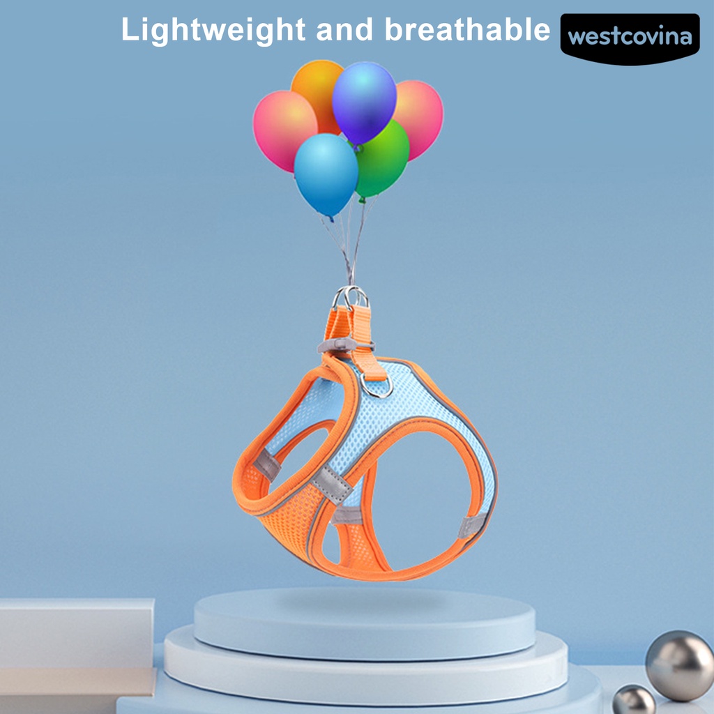 [COD]♞Dây Dắt Thú Cưng Đi Dạo Bằng Nilon Phản Quang Thoáng Khí Tiện Dụng