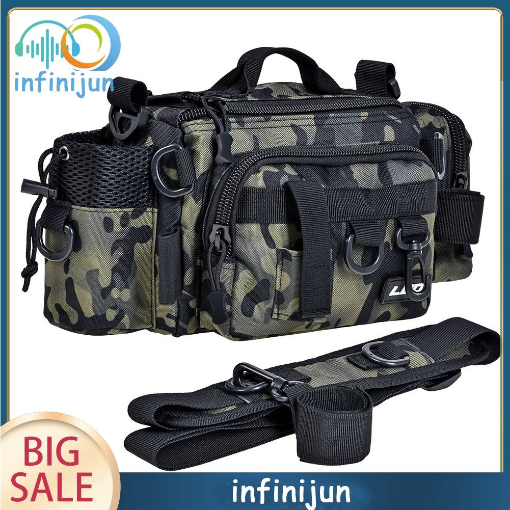 Túi Đeo Hông Đựng Dụng Cụ Câu Cá Họa Tiết Rằn Ri