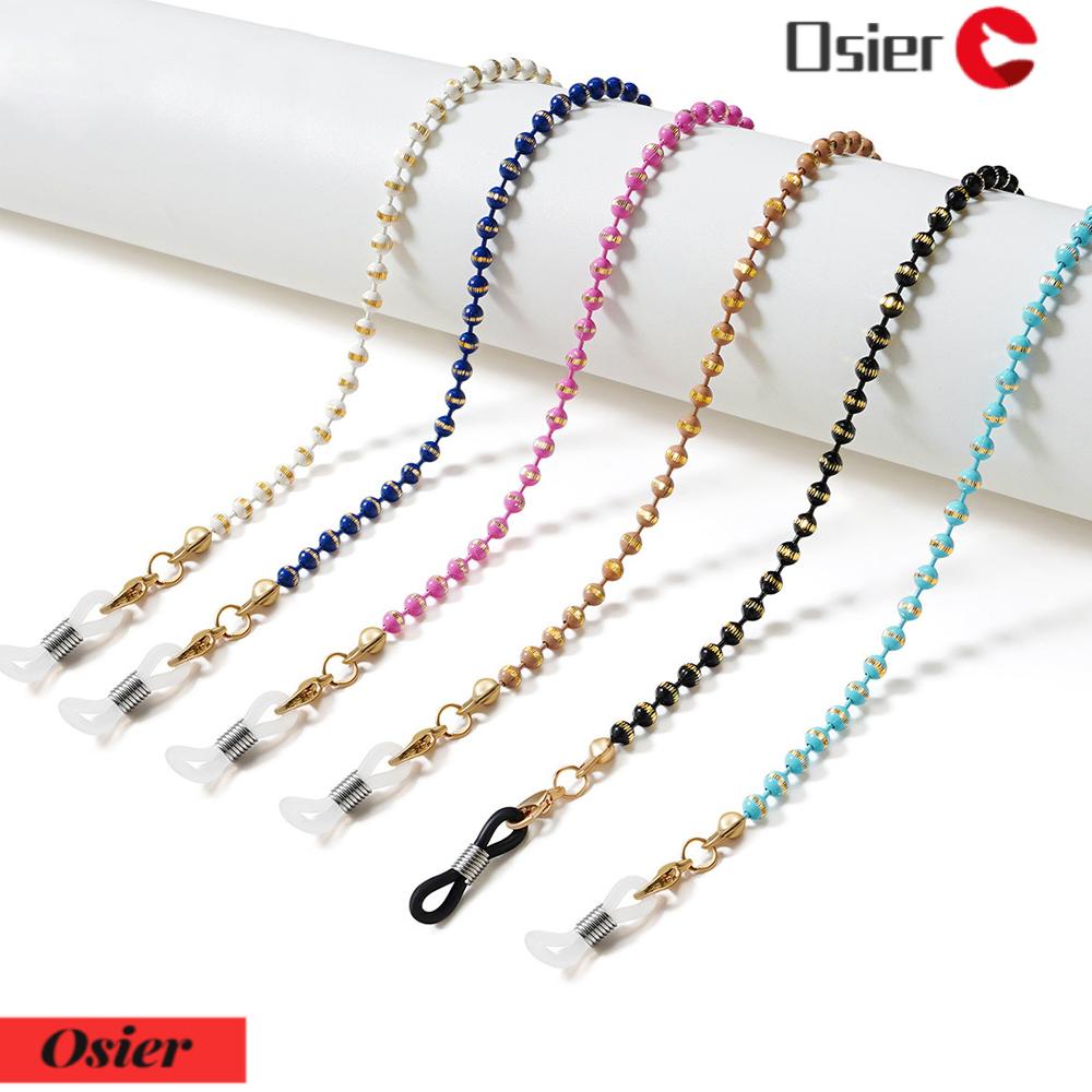 OSIER1 Giá Đỡ Mắt Kính Gắn Chuỗi Hạt Kim Loại Chống Trượt Tiện Dụng