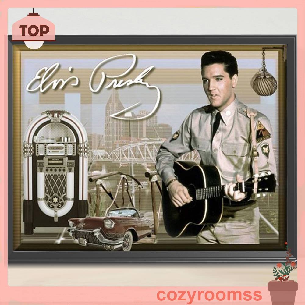 Tranh Đính Đá Kim Cương Toàn Bộ 5D DIY Hình Vẽ Presley