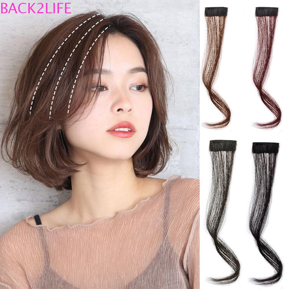 BACK2LIFE Bộ Râu Giả Màu Nâu Đen Bằng Sợi Chịu Nhiệt Thời Trang Cho Nữ