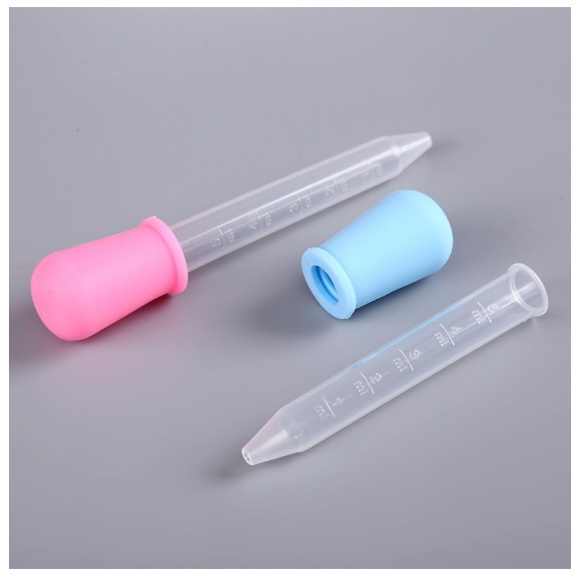 Ống Hút Sữa, Bón Thuốc Cho Bé Loại 5ml silicon đầu mềm