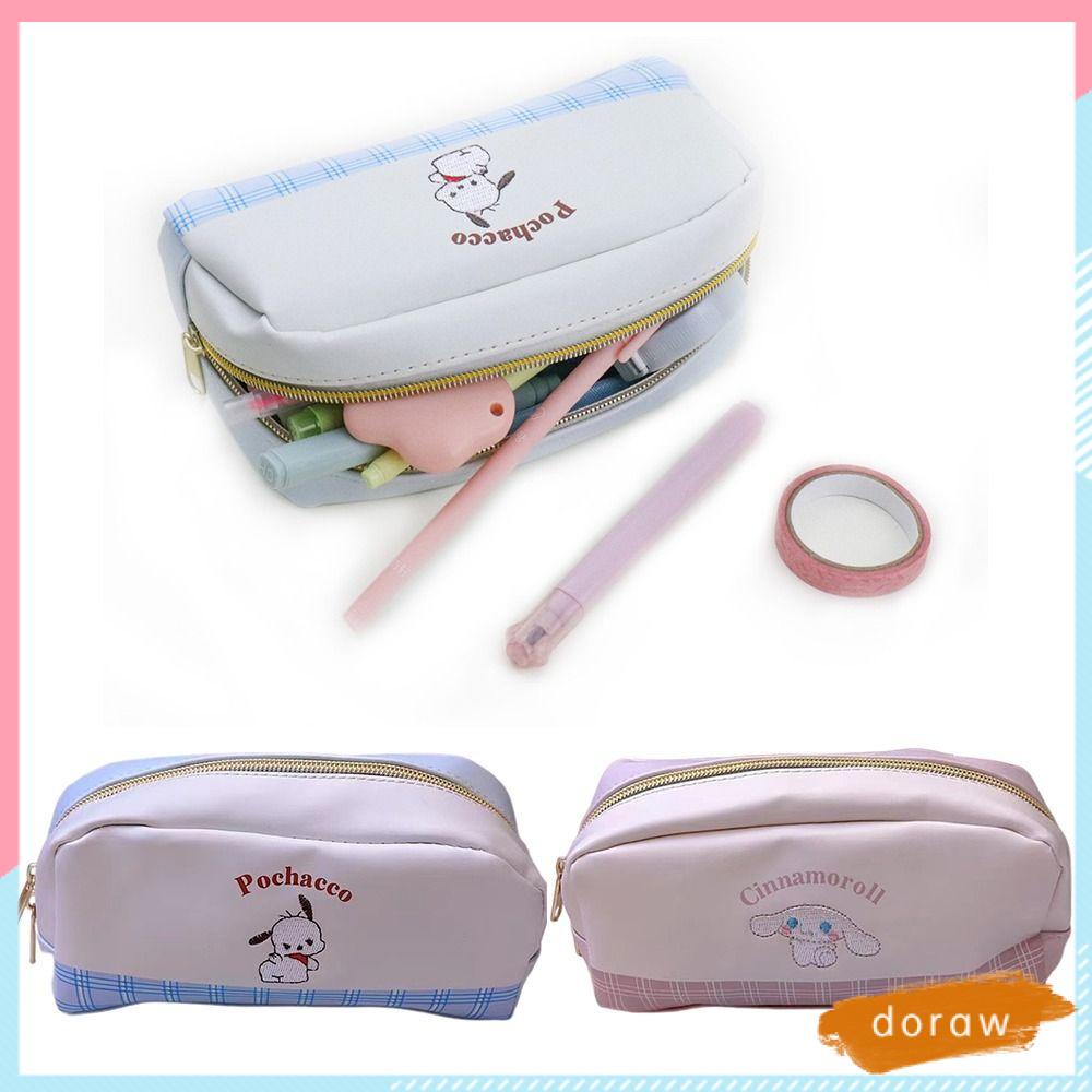 Túi Đựng Bút Thêu Hình Chú Chó Pacha Sức Chứa Lớn Tiện Dụng Cho Văn Phòng / Trường Học