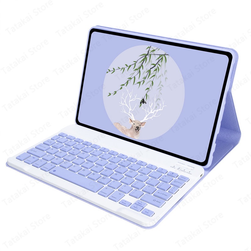 Bao Da Máy Tính Bảng Bàn Phím Cho Xiaoxin Pad 2022 Lenovo P12 Case 10.6 inch P12 TB-125FU 128FU Coque