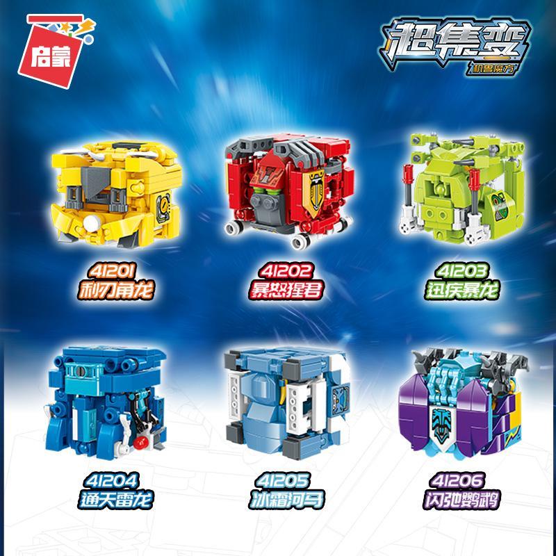 Đồ Chơi Khối Rubik Khủng Long Biến Hình Giáo Dục Cho Bé