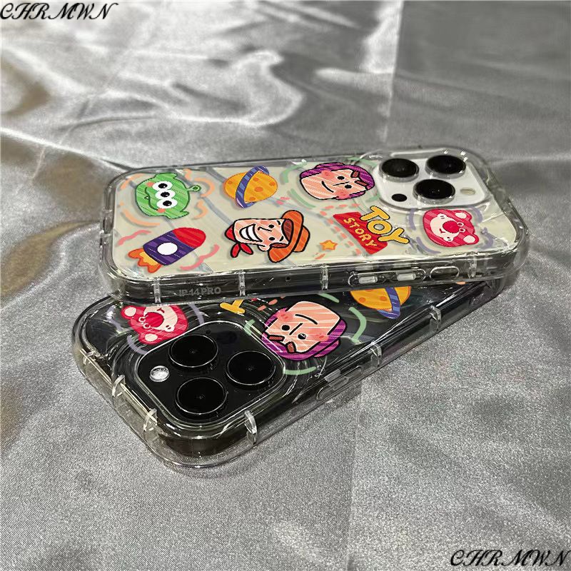 Ốp Điện Thoại Dẻo Trong Suốt Họa Tiết Hoạt Hình Toy Story Cho iPhone14promax 1312 / 11 7 / 8plus xr / sins 8I96