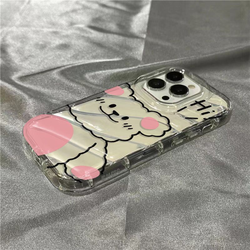 Ốp Điện Thoại Mềm Trong Suốt In Hình Gấu Nhỏ Dễ Thương Cho Iphone 7 Xr 8iPhone14promax1312 Line plussins / 11
