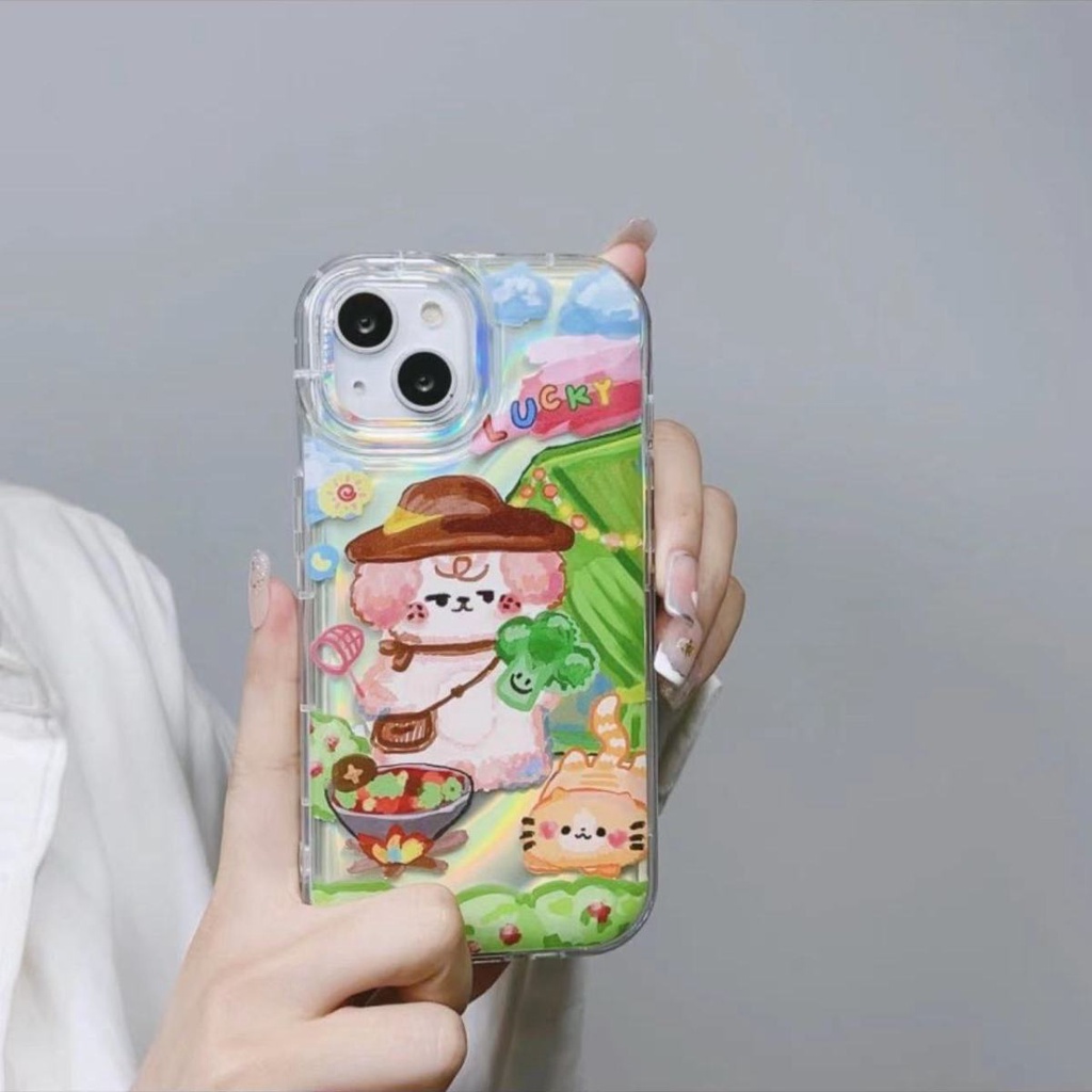 Ốp Điện Thoại Mềm Chống Sốc In Hình Thỏ Cho Iphone 11 / pro13 8p 12 14 / 7 / xr xsmax