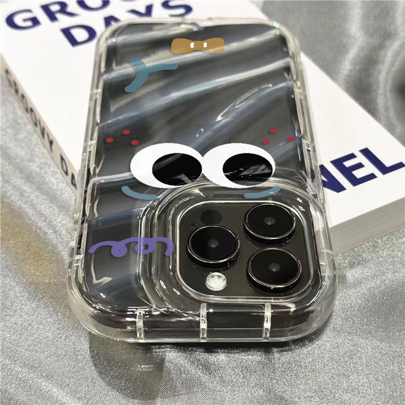 Ốp Điện Thoại Dẻo Trong Suốt Họa Tiết Hoạt Hình Cảm Xúc Dễ Thương Cho iPhone14promaxxr / 7 plus / 11ins8 1312