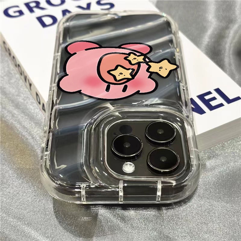 Ốp Điện Thoại Mềm Trong Suốt In Hình Hoạt Hình Dễ Thương Cho iPhone14promax 1312 / 11 7 / 8plus xr / sins U6UE