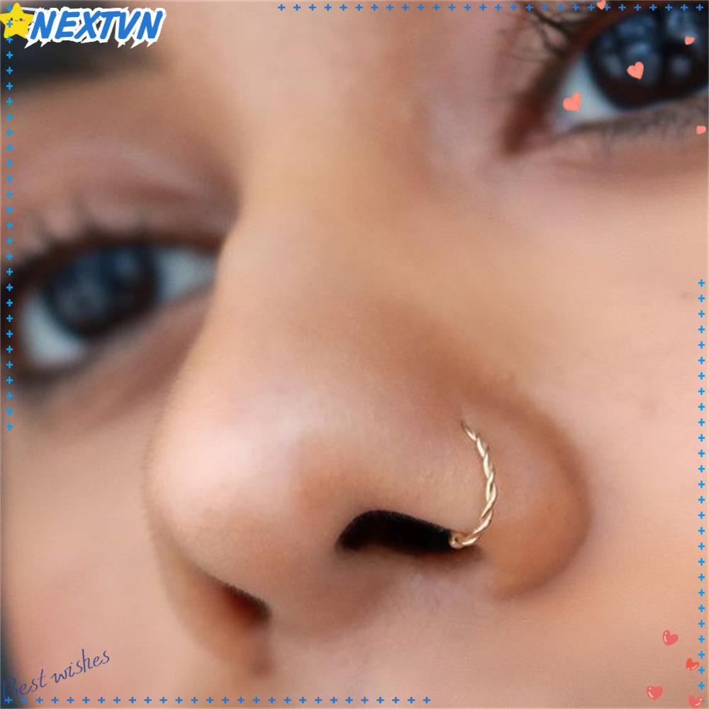 NEXTVN Khuyên Mũi Giả Xỏ Thời Trang Cá Tính