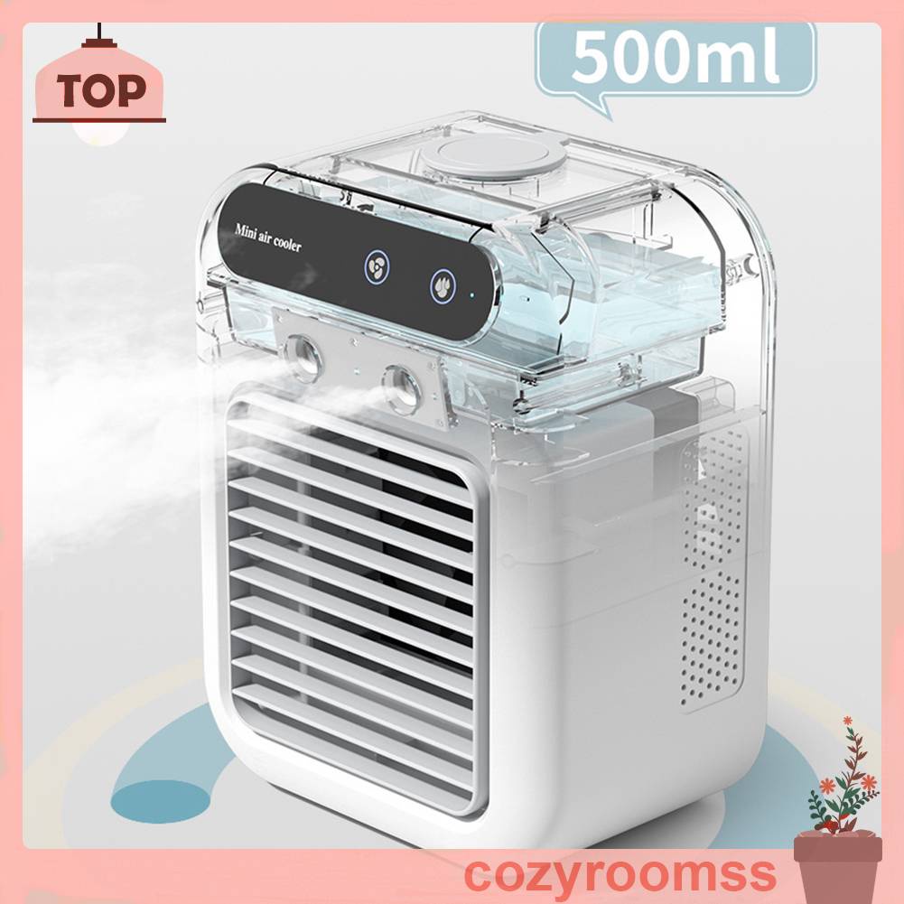 Quạt Làm Mát Để Bàn 2 Tốc Độ Tùy Chỉnh Nhỏ Gọn Tiện Dụng Cho Gia Đình