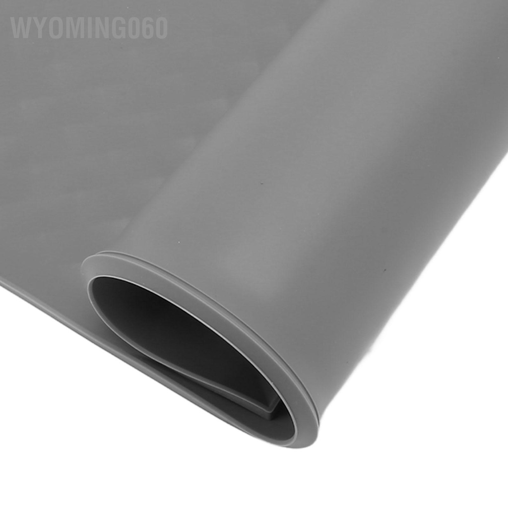 Wyoming060 Thảm lót thức ăn cho thú cưng bằng silicone chống trượt Chống nước chó mèo Bát và uống