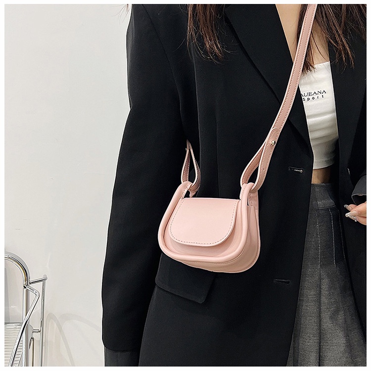 Túi Đeo Chéo Mini Bằng PU Thời Trang Hàn Quốc Dễ Thương Cho Nữ