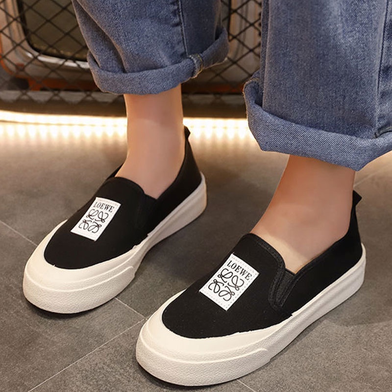 GUDETU❤Giày Vải canvas Đế Dày Siêu Nhẹ Thoải Mái Thời Trang Cho Nữ