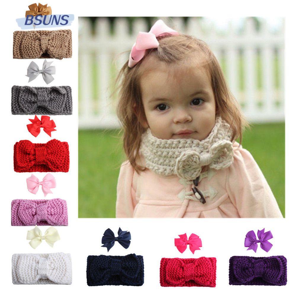 BSUNS Set Vòng Cổ Nơ + Kẹp Tóc Thời Trang Mùa Thu Cho Bé